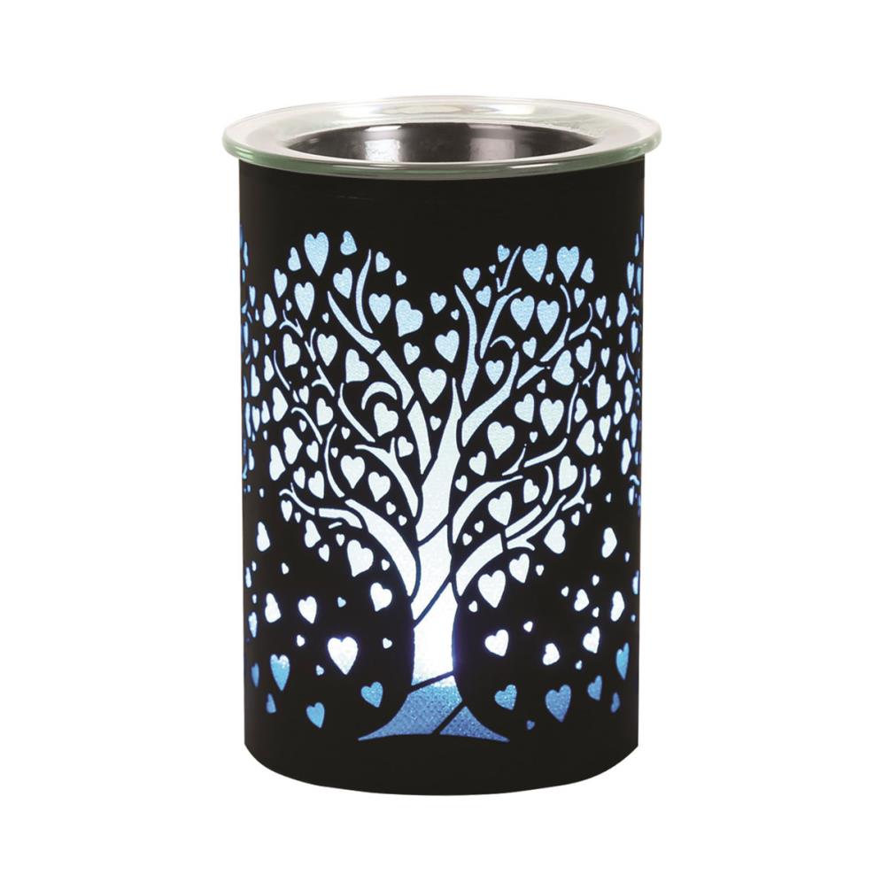Aroma Black Heart Tree Colour Changing Electric Wax Melt Warmer Extra Image 1